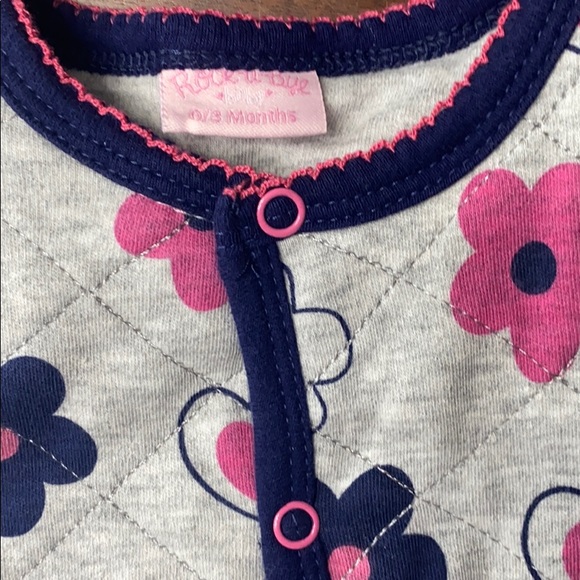 Rock-a-bye Baby Little Sweet Heart Quilted Onesie - Picture 3 of 7